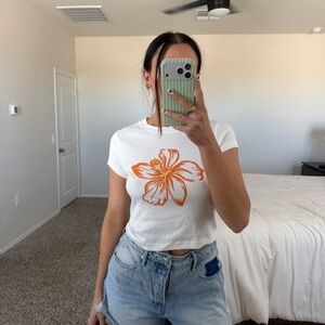 ASOS pacific republic flower tee